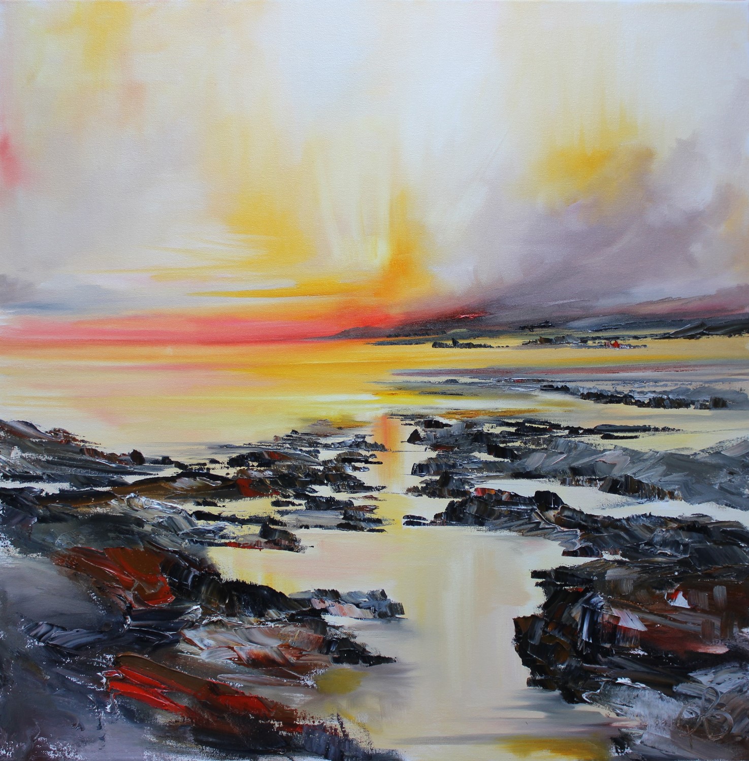 'Rocks Across the Shoreline' by artist Rosanne Barr